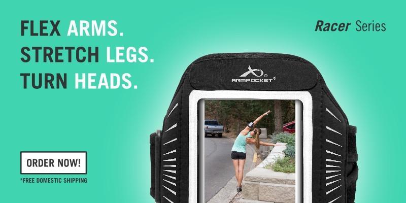 FLEX ARMS. STRETCH LEGS. TURN HEADS.