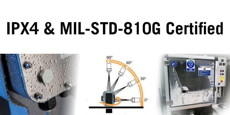 ARMPOCKET ACHIEVES IPX4 & MIL-STD-810G CERTIFICATION