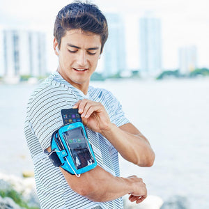 Carry Galaxy S8+ and wallet in this sports arm band