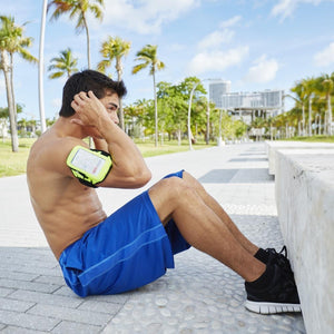 Fitness phone holder for Galaxy S8+ with case