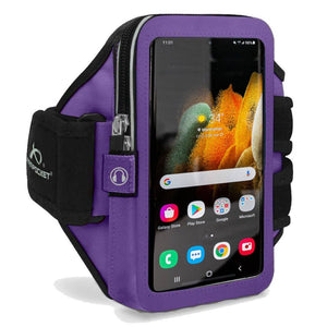 Armpocket Elite, Mega i-40 armband for LG G8 ThinQ Purple