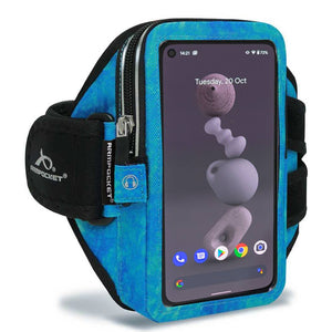Armpocket Elite, Mega i-40 case for Google Pixel 3 Arctic Blue
