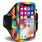 Mega i-40 armband for iPhone Xs/Xr/X/8/7, Galaxy S10/S9/S8 & more with large cases Limited Edition Rainbows for Heroes