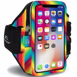 Mega i-40 Plus armband for iPhone 6/6s Plus Limited Edition Rainbows for Heroes