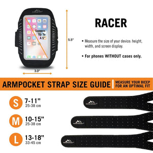 Racer size chart