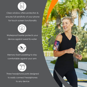 Armpocket X Plus Running Armband Features